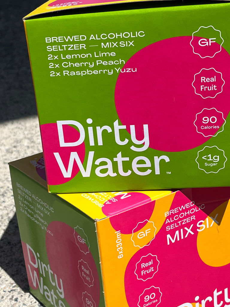 Dirty Water mixed 6 pack Seltzers